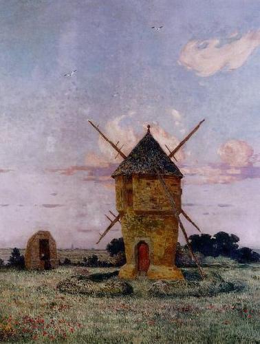 unknow artist Windmill near Guerande